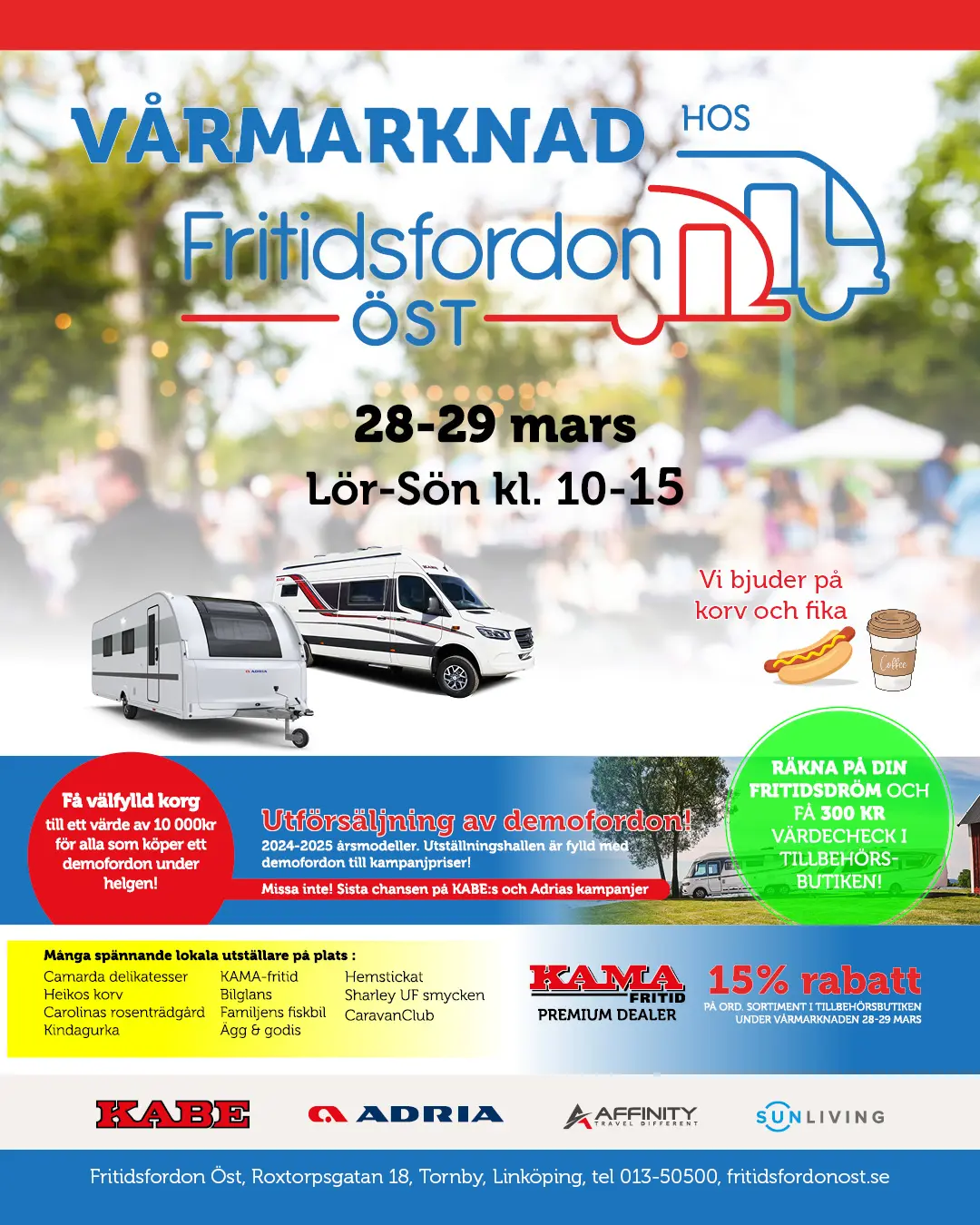 Information om kampanjer under öppet hus